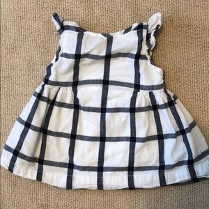 Baby Gap Blue and White Plaid Dress